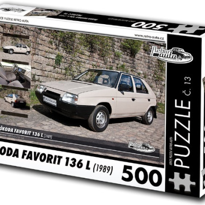 Puzzle Škoda Favorit 136 L (1989)