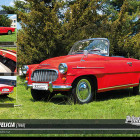 Puzzle - Retro-auta - Puzzle Škoda Felicia (1960)