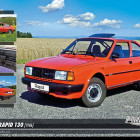 Puzzle - Retro-auta - Puzzle Škoda Rapid 130 (1986)