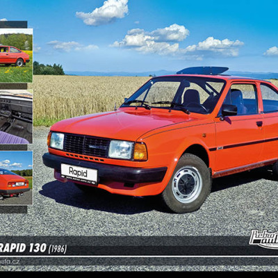 Puzzle Škoda Rapid 130 (1986)