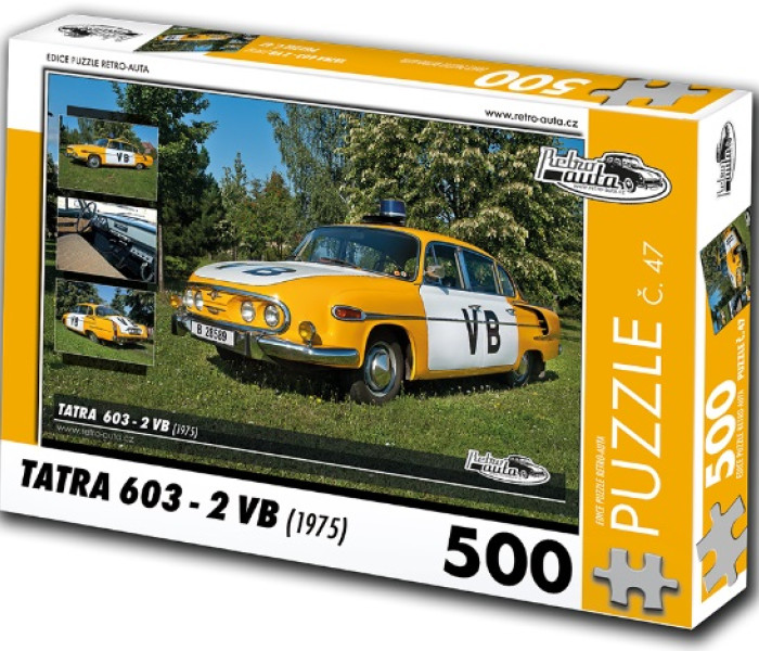 Puzzle - Retro-auta - Puzzle Tatra 603 - 2 VB (1975)