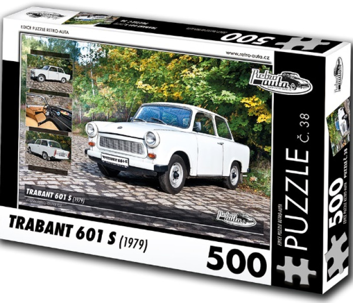 Puzzle - Retro-auta - Puzzle Trabant 601 S (1979)