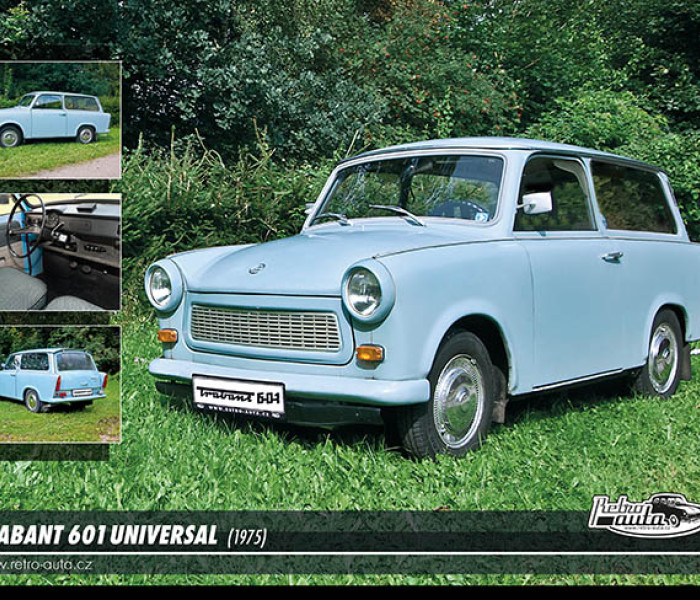 Puzzle - Retro-auta - Puzzle Trabant 01 Universal (1975)