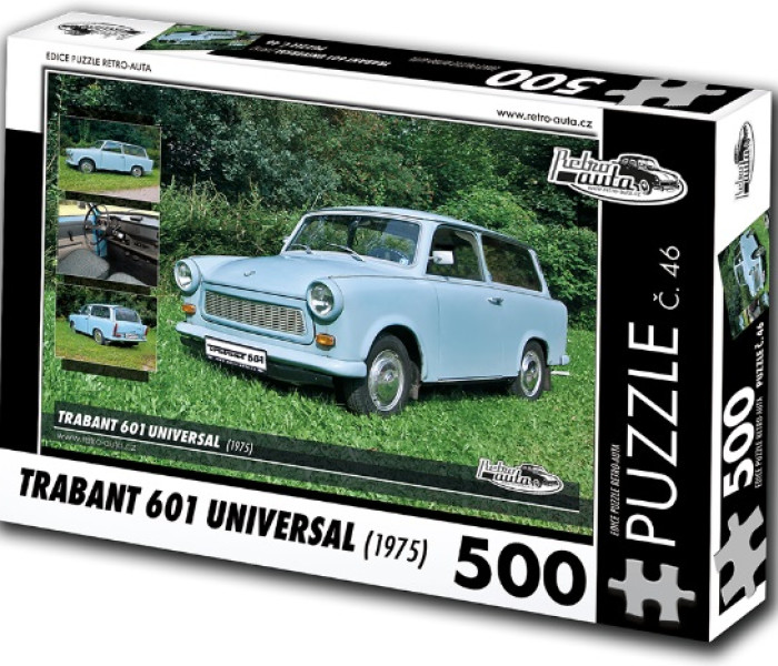 Puzzle - Retro-auta - Puzzle Trabant 601 Universal (1975)