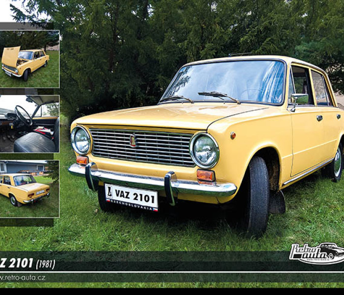 Puzzle - Retro-auta - Puzzle VAZ 2101 (1981)