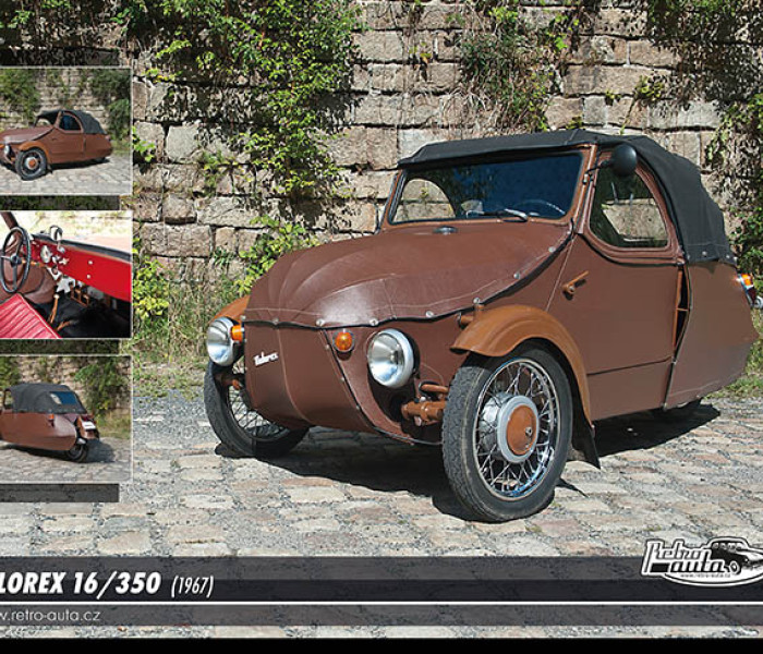 Puzzle - Retro-auta - Puzzle Velorex 16/350 (1967)