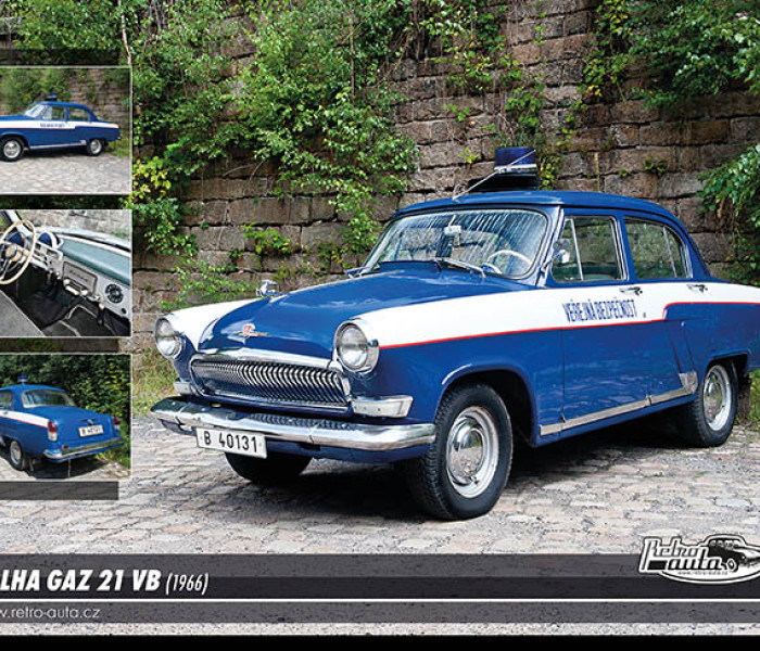 Puzzle - Retro-auta - Puzzle Volha GAZ 21 VB (1966)
