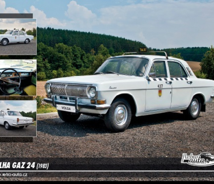 Puzzle - Retro-auta - Puzzle Volha GAZ 24 (1983)