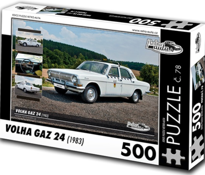 Puzzle - Retro-auta - Puzzle Volha GAZ 24 (1983)