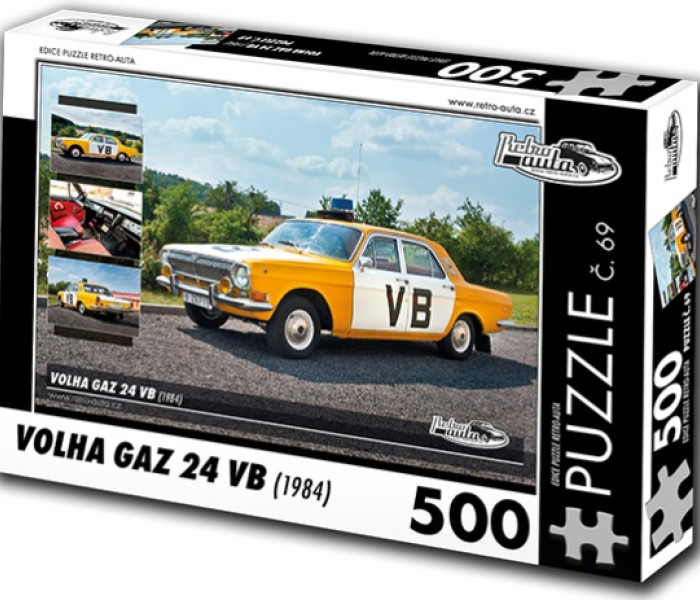 Puzzle - Retro-auta - Puzzle Volha GAZ 24 VB (1984)