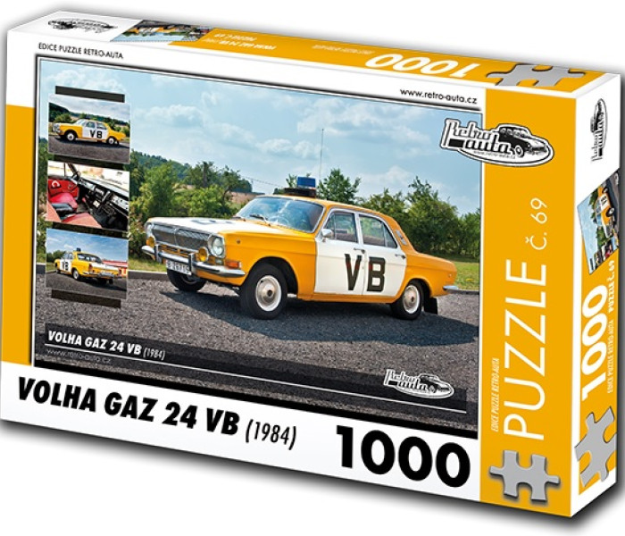 Puzzle - Retro-auta - Puzzle Volha GAZ 24 VB (1984)