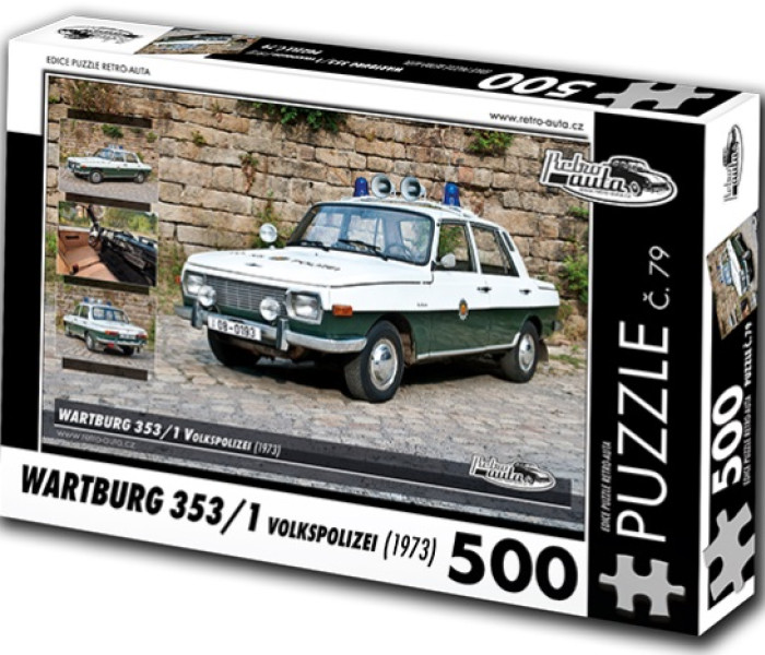 Puzzle - Retro-auta - Puzzle Wartburg 353/1 (1973)