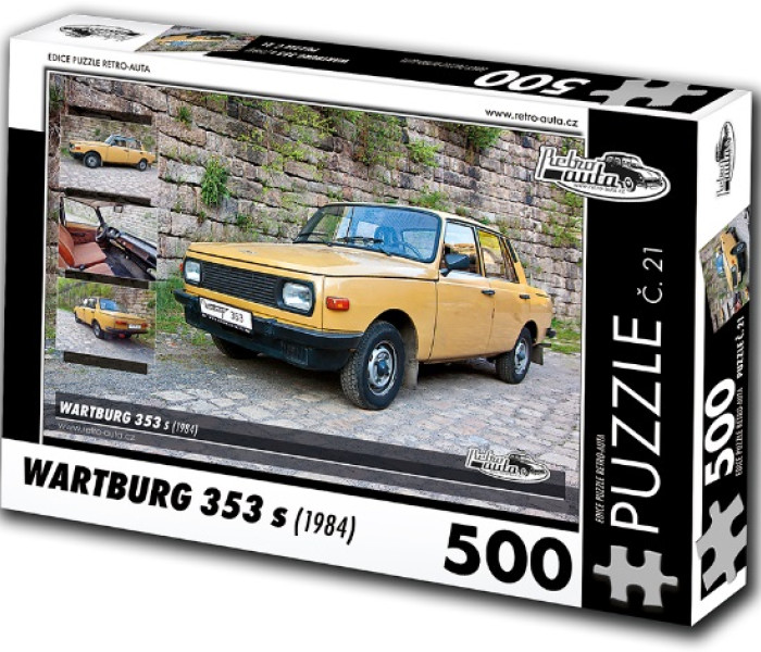 Puzzle - Retro-auta - Puzzle Wartburg 353 S (1984)