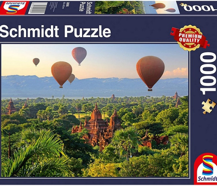 Puzzle - Schmidt - Horkovzdušné balóny nad Myanmarem