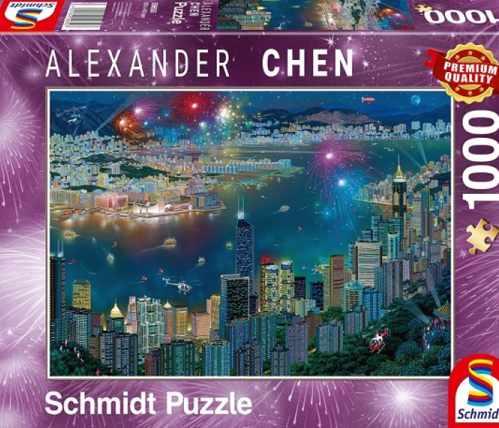 Puzzle - Schmidt - Ohňostroje nad Hong Kongem