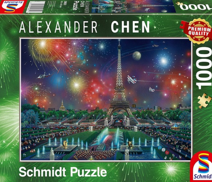 Puzzle - Schmidt - Ohňostroje nad Paříží