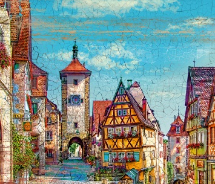 Puzzle - Schmidt - Rothenburg, Německo
