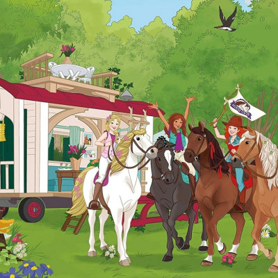 Vyjížďka na koni + figurka Schleich