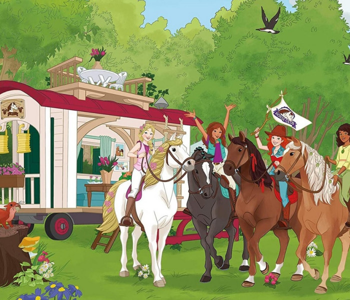 Puzzle - Schmidt - Vyjížďka na koni + figurka Schleich