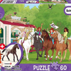 Puzzle - Schmidt - Vyjížďka na koni + figurka Schleich