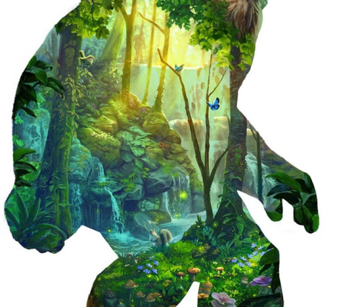 Puzzle - Sunsout - Lesní muž