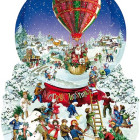 Puzzle - Sunsout - Vánoční balón