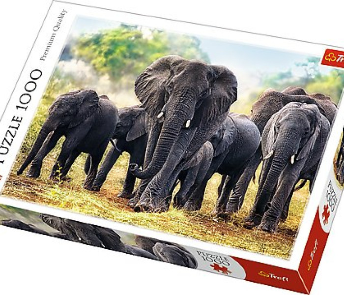 Puzzle - Trefl - Afričtí sloni