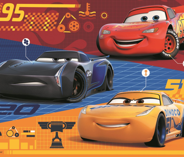 Puzzle - Trefl - Cars před závodem