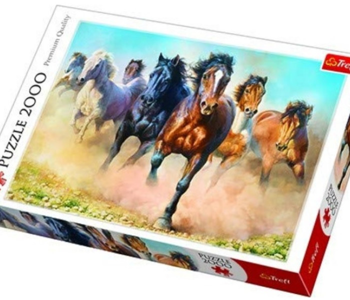 Puzzle - Trefl - Cválající koně