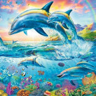 Puzzle - Trefl - Delfíní rodinka