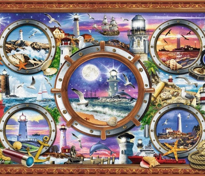 Puzzle - Trefl - Majáky