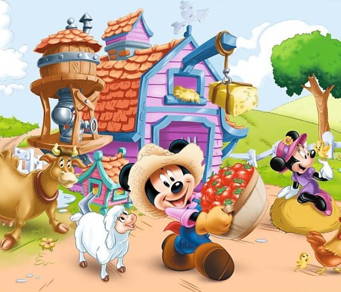 Puzzle - Trefl - Mickey Mouse na farmě