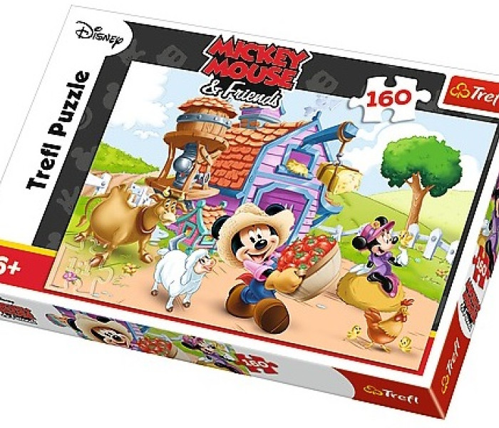 Puzzle - Trefl - Mickey Mouse na farmě