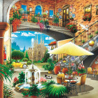 Puzzle - Trefl - Pohled na Barcelonu