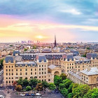 Puzzle - Trefl - Pohled na katedrálu Notre-Dame - Panoramatické puzzle