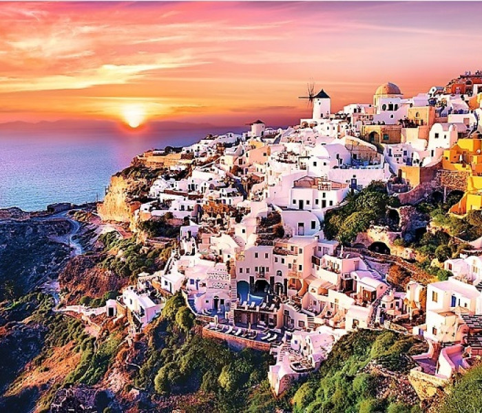 Puzzle - Trefl - Santorini při západu slunce