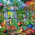 Puzzle - Trefl - Tajemná zahrada