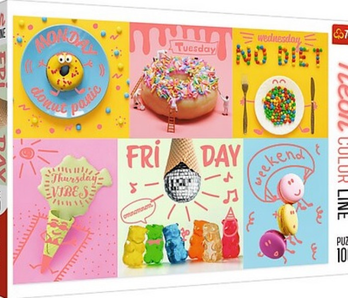 Puzzle - Trefl - Sladký týden